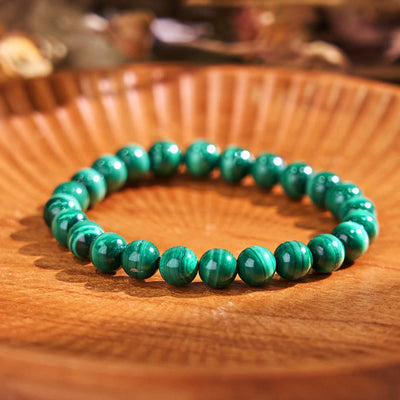 Buddha Stones Natural Malachite Protection Calmness Bracelet