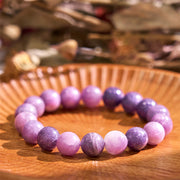 Buddha Stones Purple Mica Stone Positive Bracelet