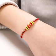 Buddha Stones Chinese Zodiac Natal Buddha Colorful Strings Luck Bracelet Bracelet BS 4