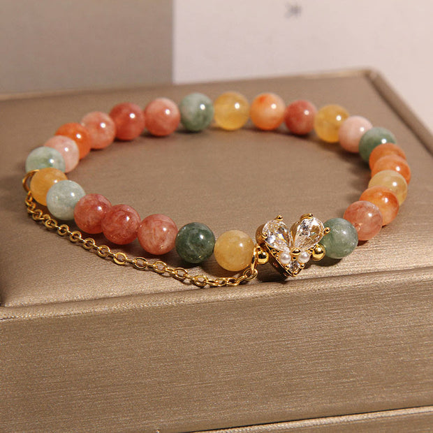 FREE Today: Happiness and Prosperity Citrine Green Crystal Bracelet