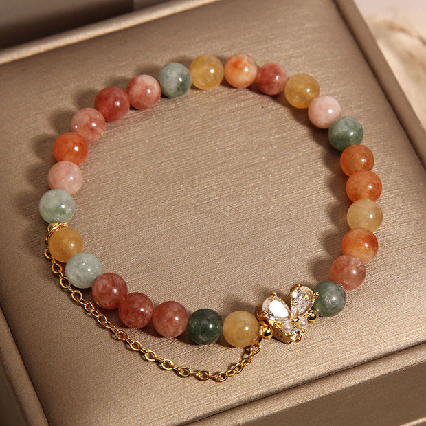 FREE Today: Happiness and Prosperity Citrine Green Crystal Bracelet