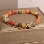 Buddha Stones Citrine Green Crystal Prosperity Bracelet Bracelet BS 1