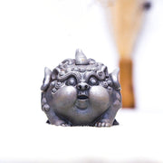 Buddha Stones Handmade Wealth PiXiu Iron Powder Rust Cast Resin Statue Home Decoration Decorations BS 23