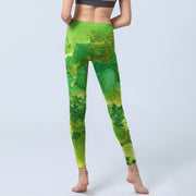 Buddha Stones Mountain River Lanscape Print Gym Leggings Women's Yoga Pants - image 7