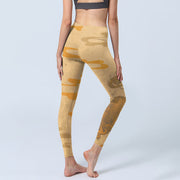Buddha Stones PiXiu Clouds Pattern Gym Leggings Women's Yoga Pants - image 5