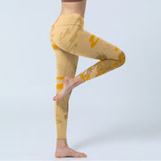 Buddha Stones PiXiu Clouds Pattern Gym Leggings Women's Yoga Pants - image 4