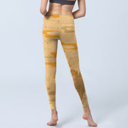 Buddha Stones PiXiu Clouds Pattern Gym Leggings Women's Yoga Pants - image 7