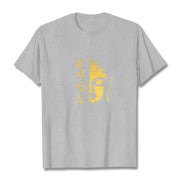 Buddha Stones Om Mani Padme Hum Golden Buddha Cotton Tee T-shirt