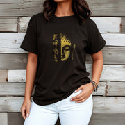 Buddha Stones Om Mani Padme Hum Golden Buddha Cotton Tee T-shirt