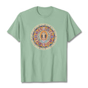 Buddha Stones Dorje Vajra Mandala Buddha Cotton Tee T-shirt