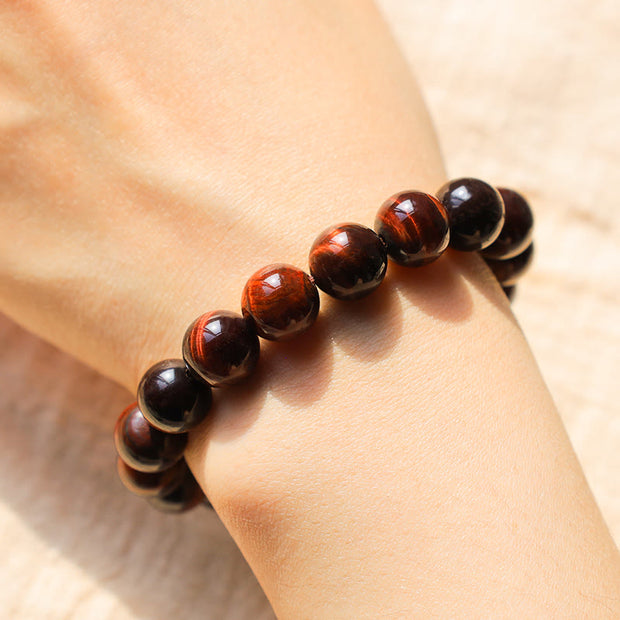 Buddha Stone Various Tiger Eye Confidence Bracelet