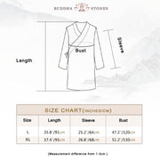 Buddha Stones 2Pcs V-Neck Men's Long Sleeve Shirt Top Pants Meditation Zen Tai Chi Cotton Linen Clothing Set