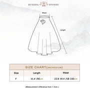 Buddha Stones Two Style Wear Boho Compass Rose Flower Skirt Dress - image 6