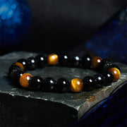 Buddha Stone Various Tiger Eye Confidence Bracelet