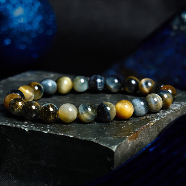 Buddha Stone Various Tiger Eye Confidence Bracelet Bracelet BS 96