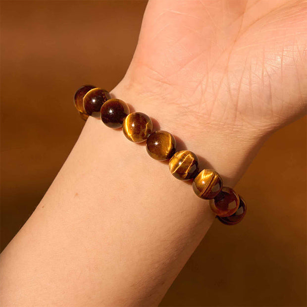 Buddha Stone Various Tiger Eye Confidence Bracelet Bracelet BS 115