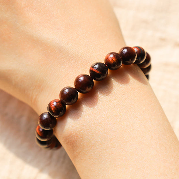 Buddha Stone Various Tiger Eye Confidence Bracelet