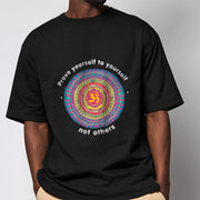 Buddha Stones Prove Yourself To Yourself Not Others OM Tee T-shirt