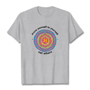 Buddha Stones Prove Yourself To Yourself Not Others OM Tee T-shirt