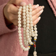 FREE Today: Wealth and Luck 108 Mala Beads Natural Golden Silk Jade Bracelet