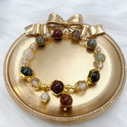 FREE Today: Spiritual Growth and Protection Natural Colored Rutilated Quartz Amethyst Bracelet FREE FREE 8