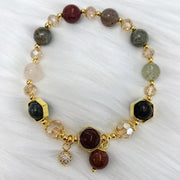 FREE Today: Spiritual Growth and Protection Natural Colored Rutilated Quartz Amethyst Bracelet FREE FREE 6