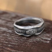 Buddha Stones 999 Sterling Silver Snake-shaped Year Of The Snake Protection Ring Ring BS 20.7mm