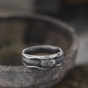 Buddha Stones 999 Sterling Silver Snake-shaped Year Of The Snake Protection Ring Ring BS 9