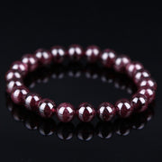 Buddha Stones Natural Garnet Bead Passion Bracelet