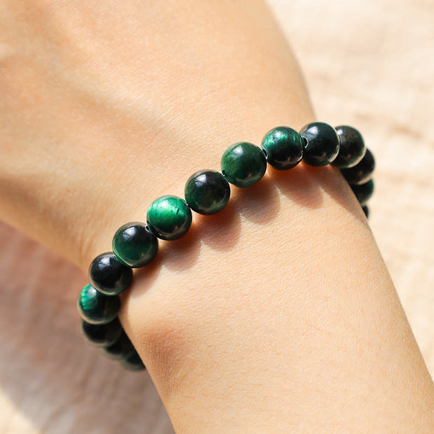 Buddha Stones Love Self Green Series Calm Balance Support Bracelet