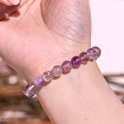 Buddha Stones Keep Calm Purple Series Healing Love Bracelet Bracelet BS 21