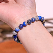 Buddha Stones Let The Past Go Blue Series Calm Tranquility Bracelet Bracelet BS 32