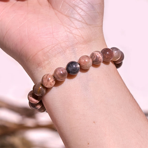 Buddha Stones Lead Back To Earth Neutral Color Series Grounding Balance Bracelet