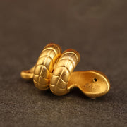 Buddha Stones 999 Gold Year of the Snake Design Handmade Luck Protection Rope Braided Bracelet (Extra 30% Off | USE CODE: FS30) - image 12