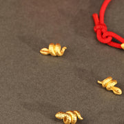 Buddha Stones 999 Gold Year of the Snake Design Handmade Luck Protection Rope Braided Bracelet (Extra 30% Off | USE CODE: FS30) - image 16