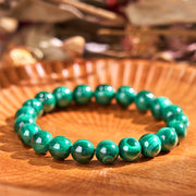 Buddha Stones Restores Calmness Cool Color Series Love Tranquility Bracelet Bracelet BS Green Tiger Eye(Wrist Circumference: 14-16cm)