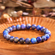 Buddha Stones Restores Calmness Cool Color Series Love Tranquility Bracelet Bracelet BS Lazurite(Wrist Circumference: 14-16cm)