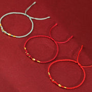 Buddha Stones 999 Gold Year of the Snake Mini Gold Bead Handmade Luck Protection Braided Bracelet (Extra 30% Off | USE CODE: FS30) - image 19