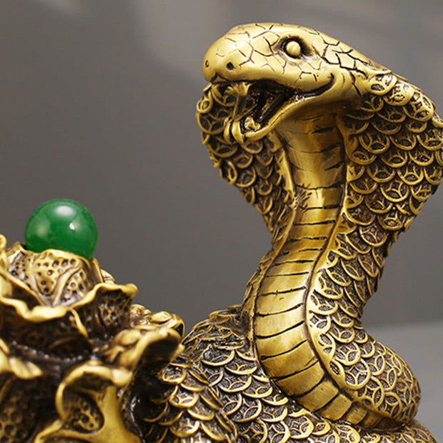 Buddha Stones Year Of The Snake Copper Coins Ingots Cabbage Brass Statue Home Decoration (Extra 30% Off | USE CODE: FS30) - image 7