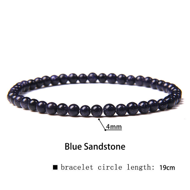 Buddha Stones 4mm Various Stone Crystal Mini Beads Healing Bracelet