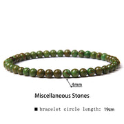 Buddha Stones 4mm Various Stone Crystal Mini Beads Healing Bracelet