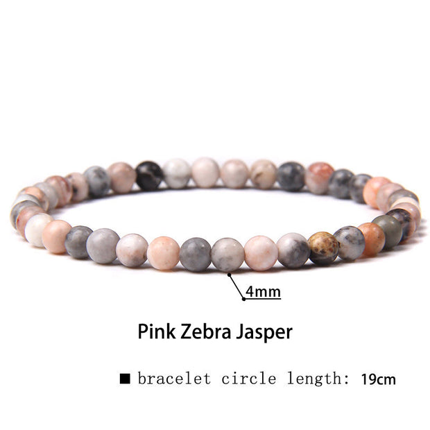 Buddha Stones 4mm Various Stone Crystal Mini Beads Healing Bracelet