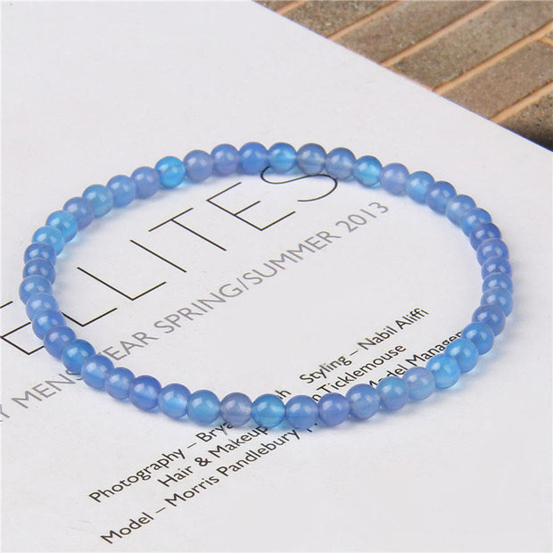 Buddha Stones 4mm Various Stone Crystal Mini Beads Healing Bracelet