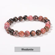 Buddha Stones Various Crystal Stone Amethyst Green Aventurine Rose Quartz Healing Bracelet Bracelet BS 33