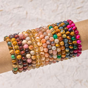 Buddha Stones Boost Vitality Warm Color Series Positive Courage Bracelet Bracelet BS 1