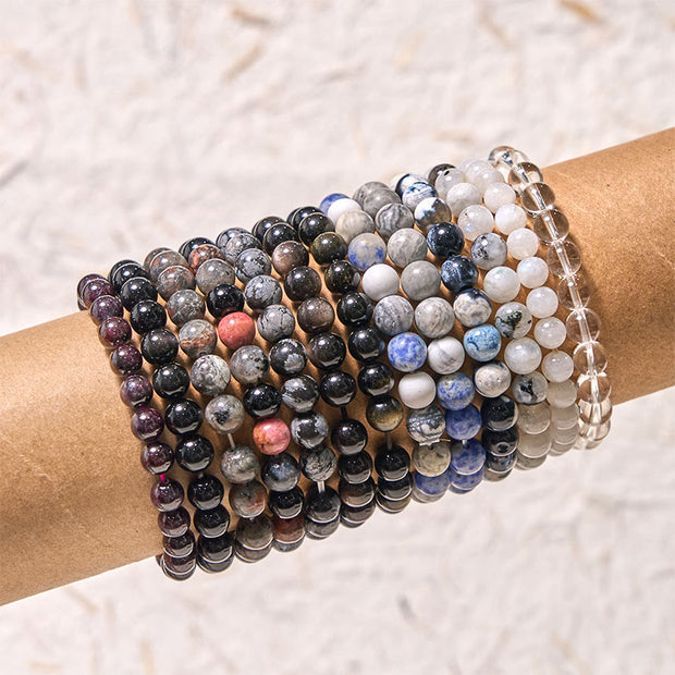 Buddha Stones Lead Back To Earth Neutral Color Series Grounding Balance Bracelet Bracelet BS 1