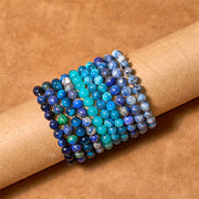 Buddha Stones Let The Past Go Blue Series Calm Tranquility Bracelet