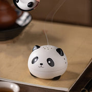 Buddha Stones Cute Panda Healing Ceramic Incense Burner Desk Decoration Incense Burner BS 6