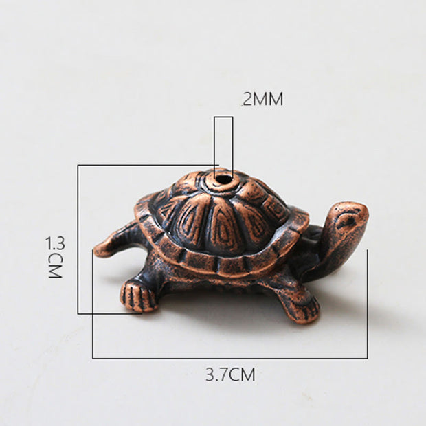 Buddha Stones Alloy Turtle Snail Healing Incense Burner Desk Decoration Incense Burner BS 7