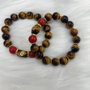 Buddha Stones Tiger Eye Courage Bracelet